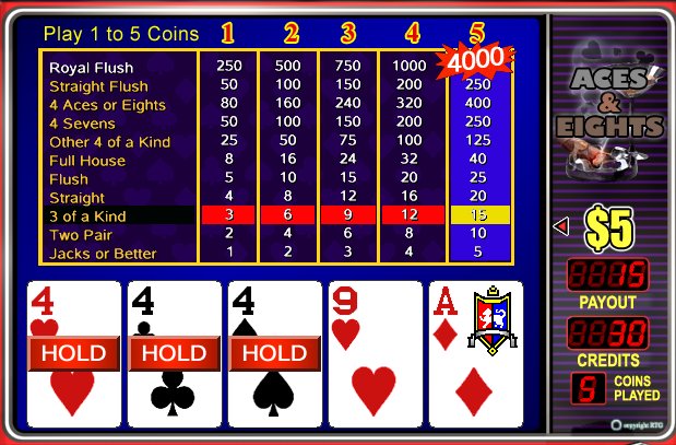 Aces and Eights - $10 No Deposit Casino Bonus